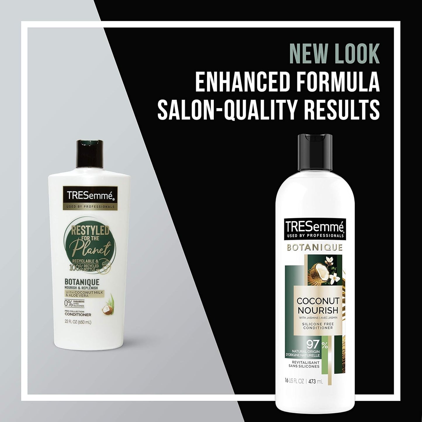 TRESemmé Botanique Conditioner for Dry Hair And Damaged Hair Botanique Coconut Nourish 92% Natural Derived Ingredients with Professional Performance 16 fl oz