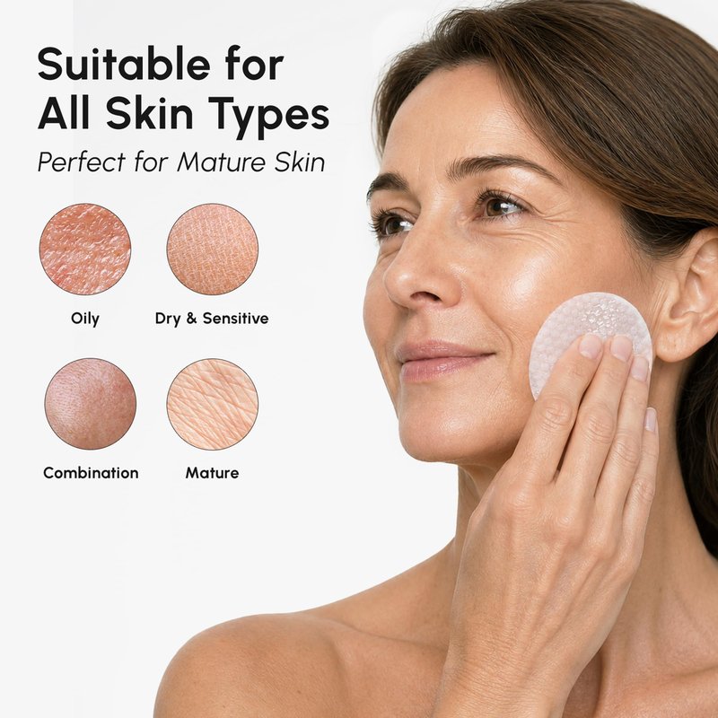 MAREE Glycolic Acid Pads & 2% Salicylic Acid – Toner Pads for Face with 20% Glycolic Acid Solution – Face Exfoliating Pads, Acne Clearing Face Pads – Skin Pore Resurfacing & Radiance Device – 50 Count