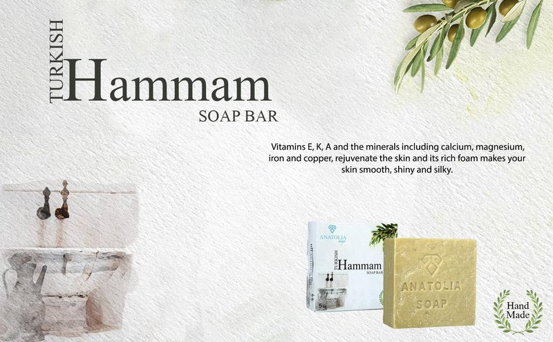 Anatolia Soap, Antioch 5 oz Pure Turkish Hammam Olive Oil For Body, Organic Handmade Natural Castille Body For Men And Women Big Bar Soap 1 Count (pack Of 1)