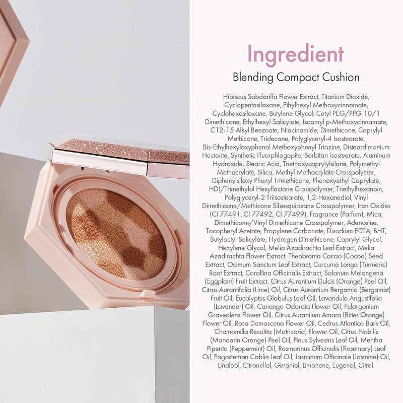 Blending Compact Cushion Foundation - Lightweight, Flawless Finish | Perfect for All Skin Types