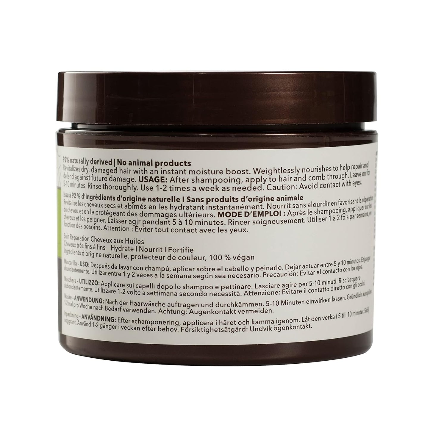Macadamia Professional Hair Care Products Weightless Repair Hair Masque - For Thin Fine Hair - Color-Safe, Cruelty-Free and 100% Vegan - 7.5 Fl. Oz.