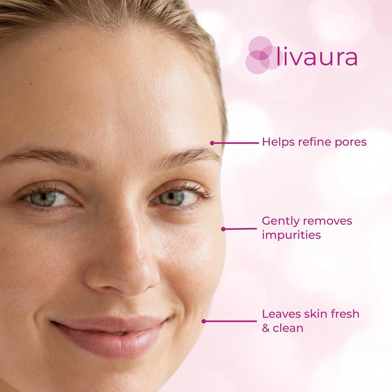 LIVAURA Retinol Anti-Aging – Facial Cleanser & Gentle Facial Cleanser for Women, Hydrating Face Wash for Dry, Oily & Sensitive Skin, All Skin Types, Gentle Face, Gel Cleansers Skin Care