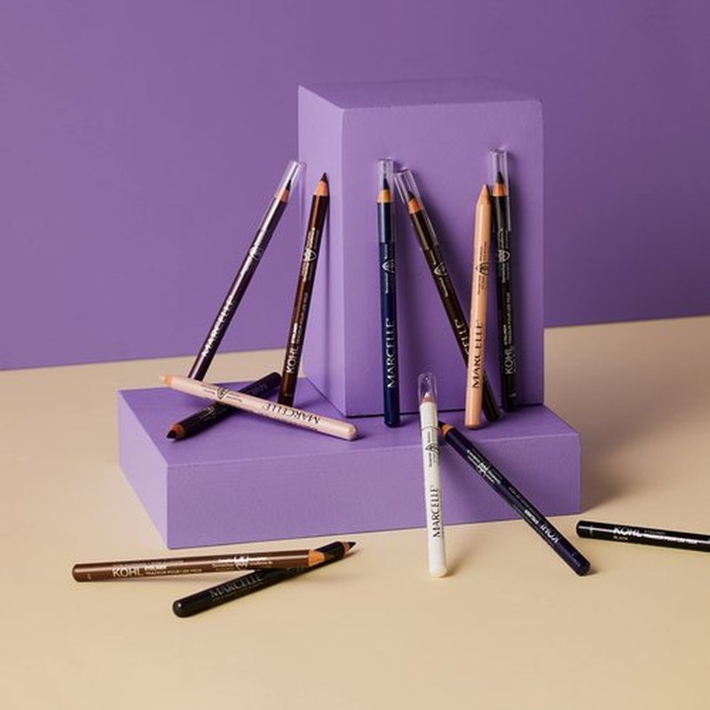 Marcelle Kohl Eyeliner, Classic Navy, Eye Pencil, Long-Lasting, Waterproof, Intense Colour, Fragrance-Free, Hypoallergenic, Recognized by CDA, Cruelty-Free, 0.04 Oz.
