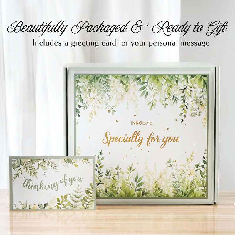 InnoBeta Personalized Gift Baskets for Women who Have Everything, Unique Gifts for Her on Birthdays, Christmas, Useful Self Care Package, S