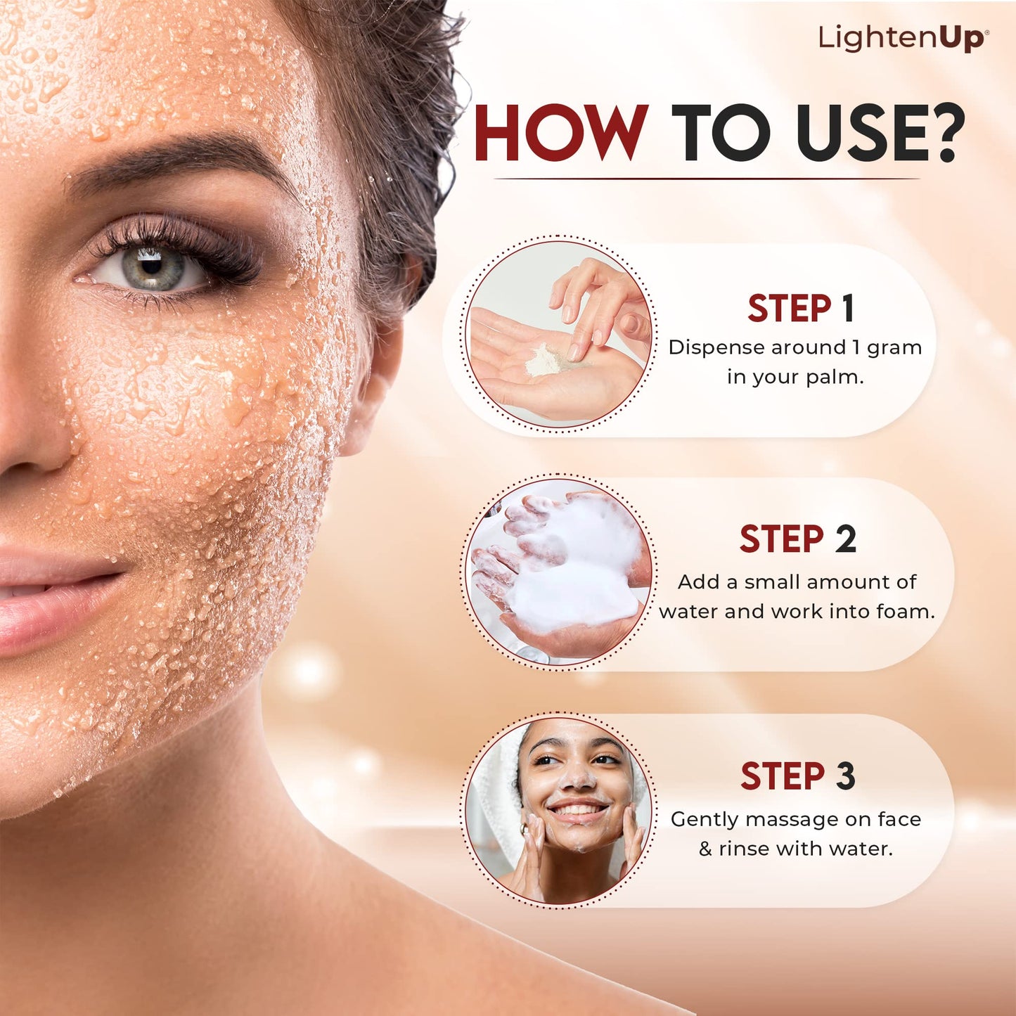 LightenUp Powdered Exfoliating Cleanser 75g