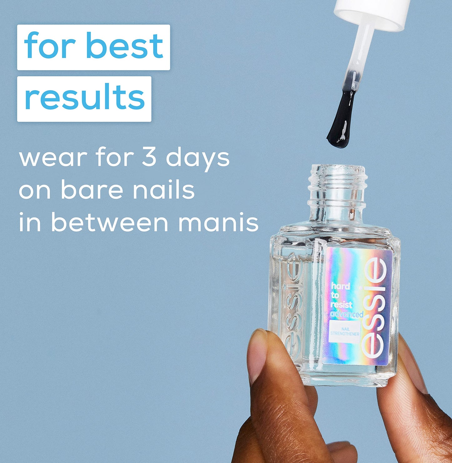 essie nail care, strengthener treatment, vegan, Hard To Resist Advanced, 0.46 fl oz
