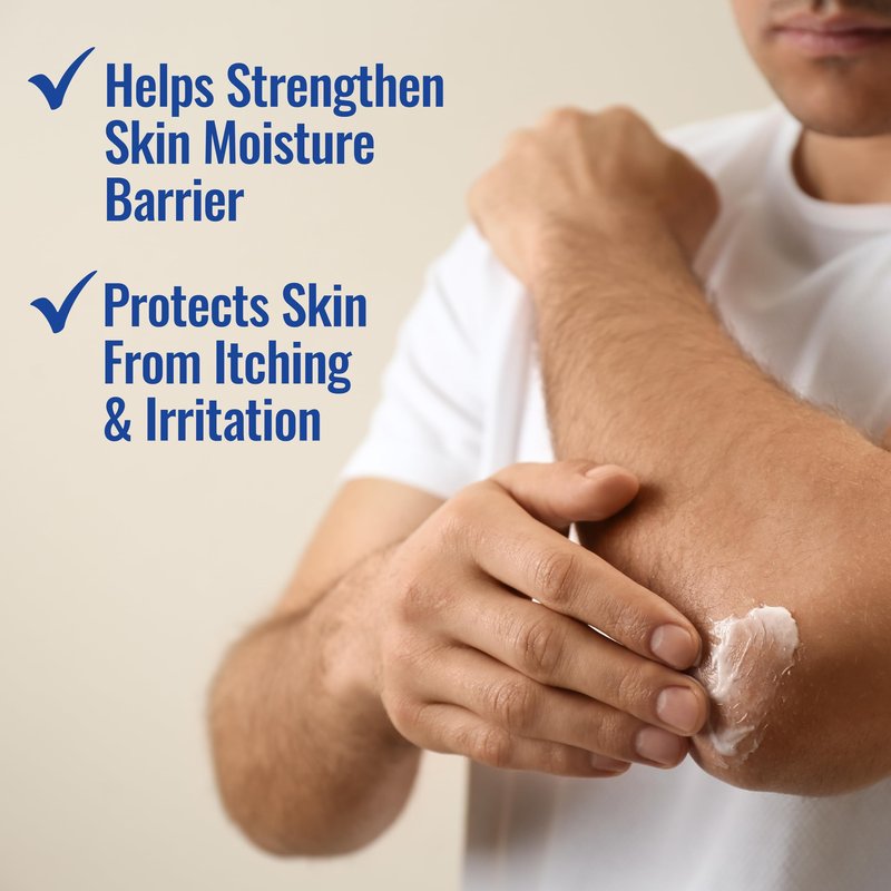 Nizoral Eczema Relief Cream, 4 Fl Oz (Pack of 1), Relieves Dry Itchy Irritated Skin, Soothes Hydrates with 7 Moisturizers, Colloidal Oatmeal 2%, Eczema Cream for Adults