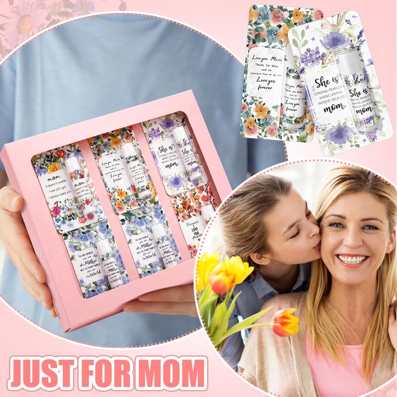 30 Pcs Mother's Day Birthday Gifts Bulk Mom Lip Balms Mother's Day Christian Gifts Best Mom Ever Church Mama Tea Party Favors for Women Her New Moms Grandma