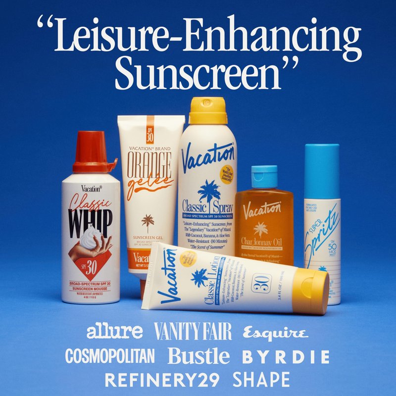 Vacation Classic SPF 30 Sunscreen Spray, 6 Fluid Ounces, Pack of 3 - Broad Spectrum, Lightweight, Transparent on All Skin Tones, Water-Resistant, Vegan, Dermatologist-Tested