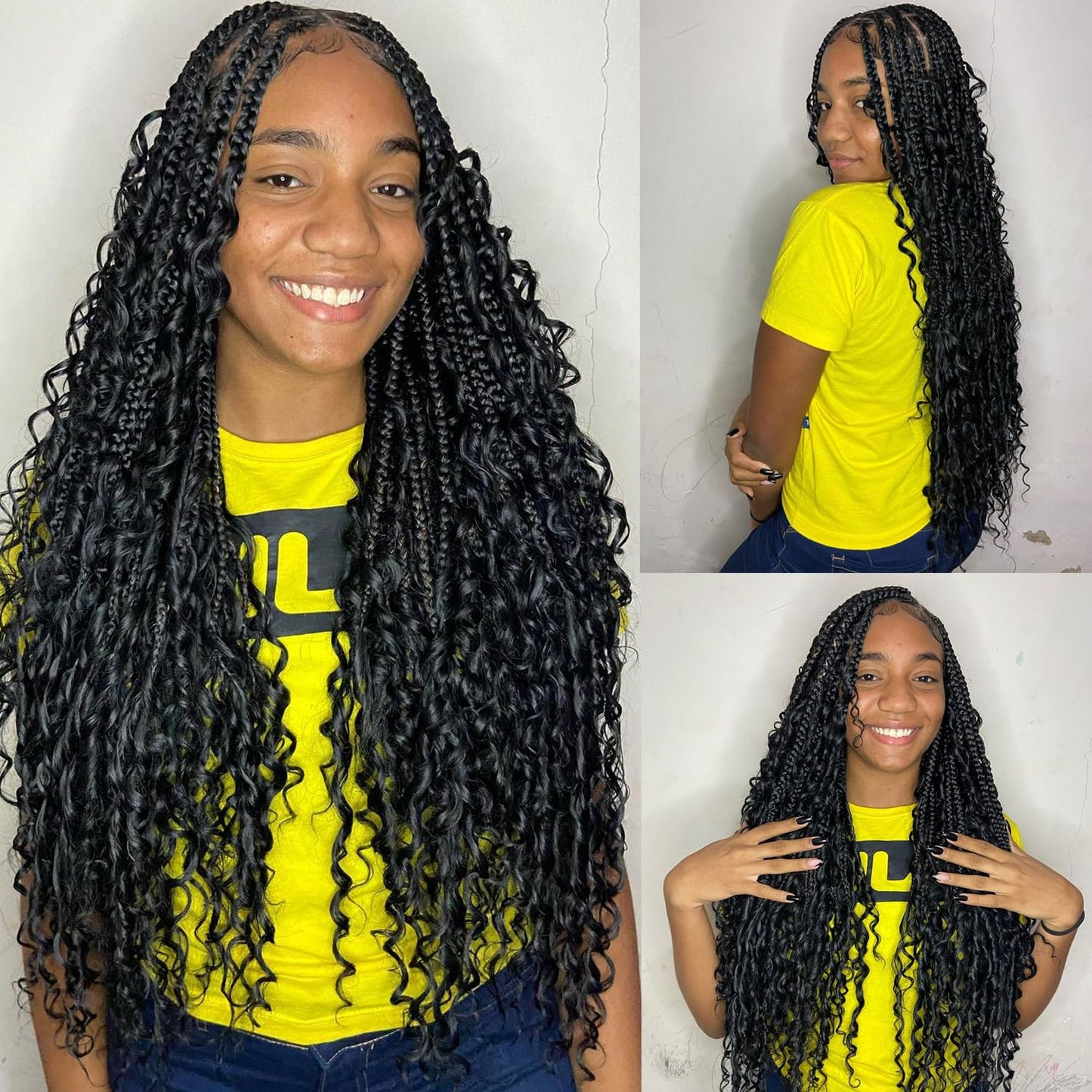 Human Braiding Hair 100g 20 Inch Deep Wave Bulk Human Hair Natural Black Wet and Wavy Human Hair Bundles for Braiding No Weft 12A Brazilian Virgin Human Hair