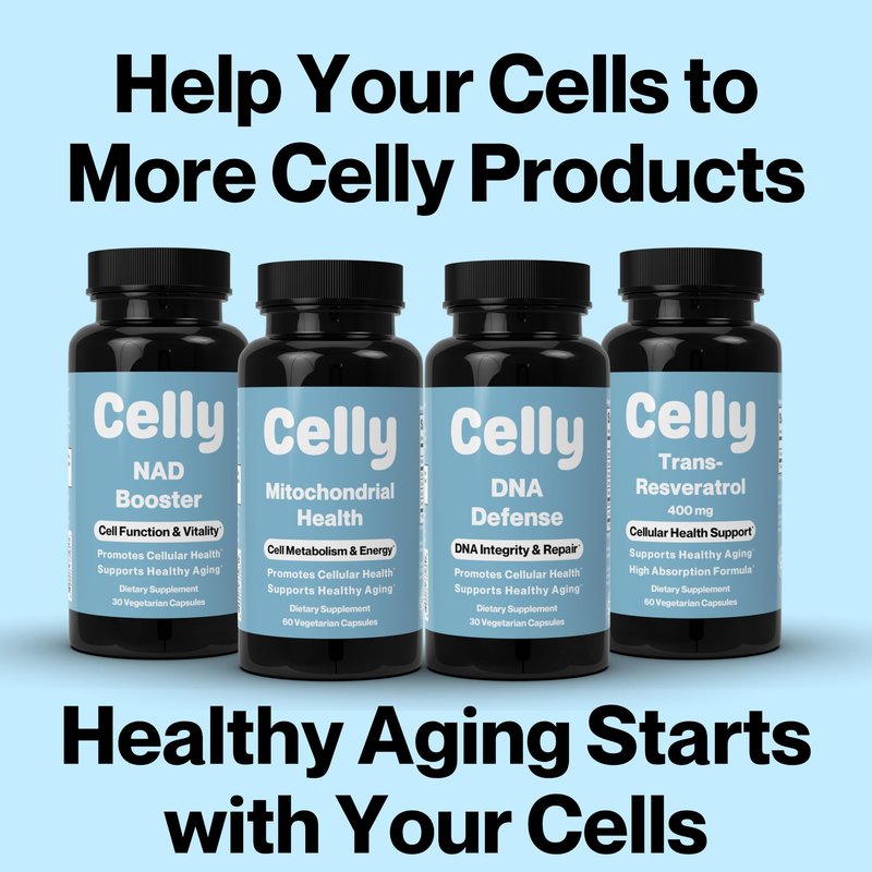 Celly Senolytic Complex | Longevity Supplement for Healthy Aging and Cellular Health with Quercetin and Fisetin | Targets Senescent Cells | 30 Servings | Non-GMO & 3rd Party Tested