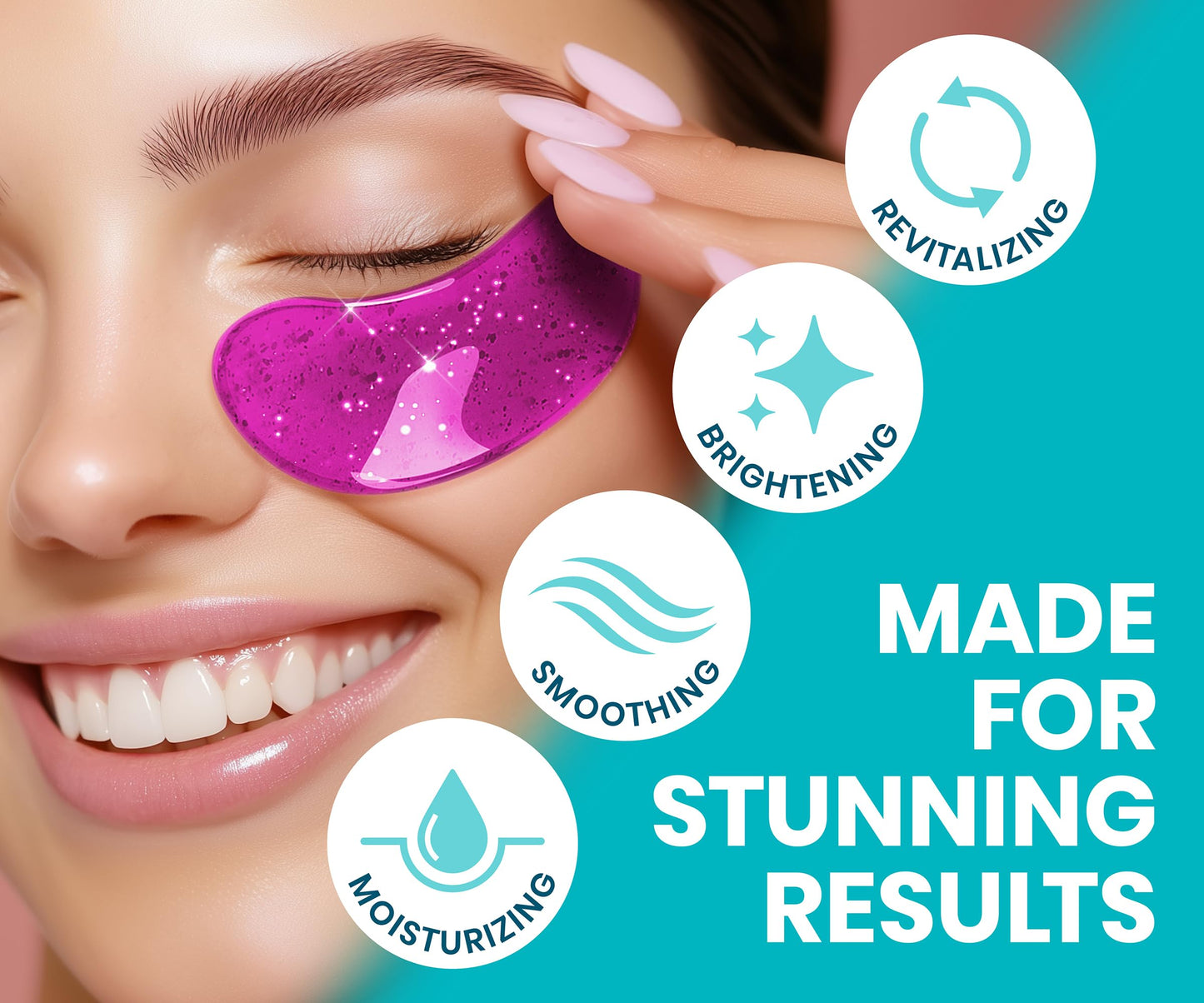 Stylia Under Eye Patches for Dark Circles and Puffy Eyes (12 Pairs), Marine Collagen Mask with Vitamin C, Hyaluronic Acid, Pearl Extract, Eye Masks for Dark Circles and Puffiness, Gifts for Women