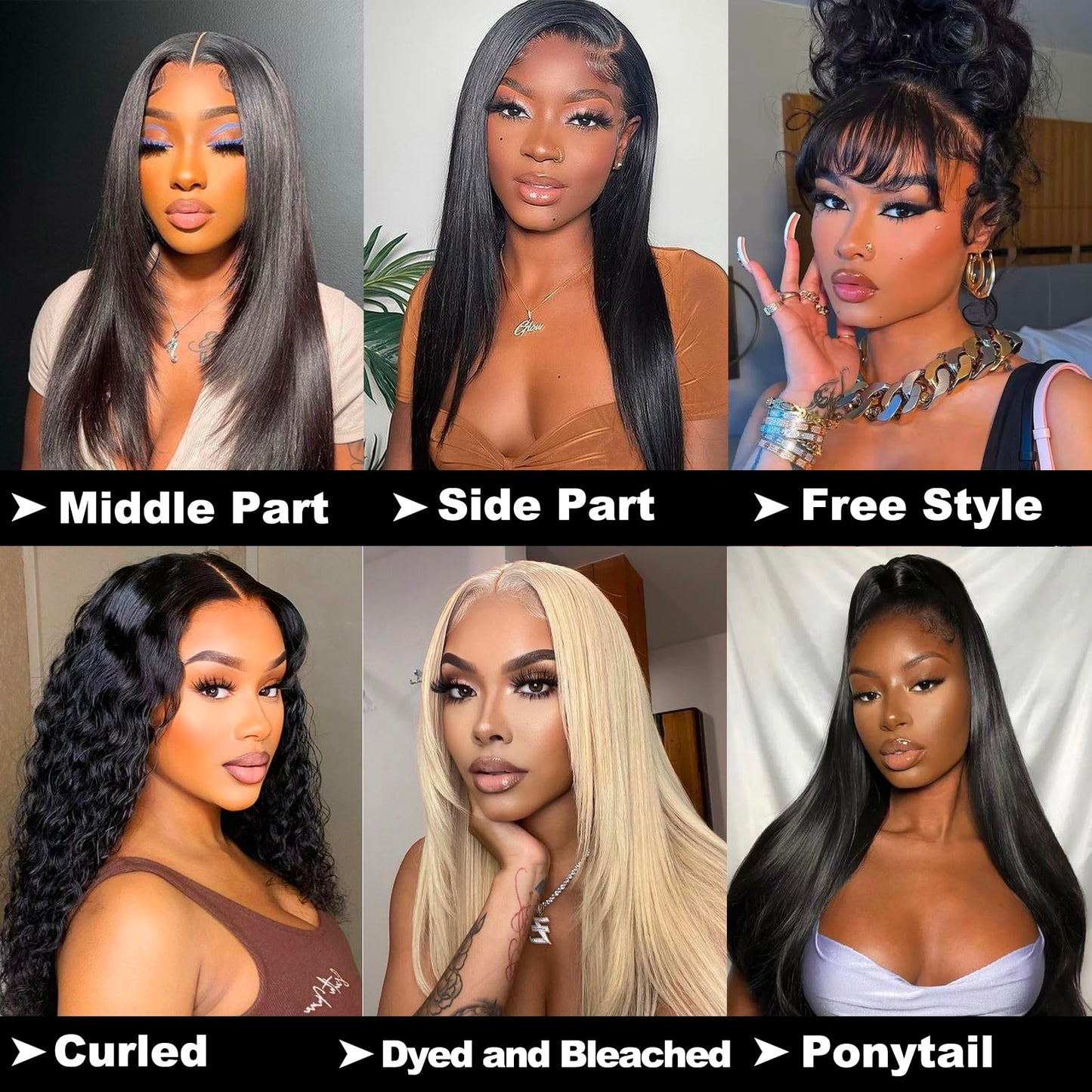 MARUVI 4x4 HD Lace Closure Human Hair Straight Transparent HD Lace Closure 100% Unprocessed 12A Brazilian Virgin Remy Human Hair Free Part Pre Plucked with Baby Hair Natural Black (18 Inch)