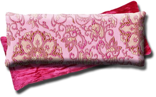 Candi Andi Handmade Luxe Serenity Eye Pillow - All-Natural Flaxseed & Lavender Scented – Weighted Eye Mask for Yoga, Meditation, Hot & Cold Therapy - Pinkalicious - TEPL-PI
