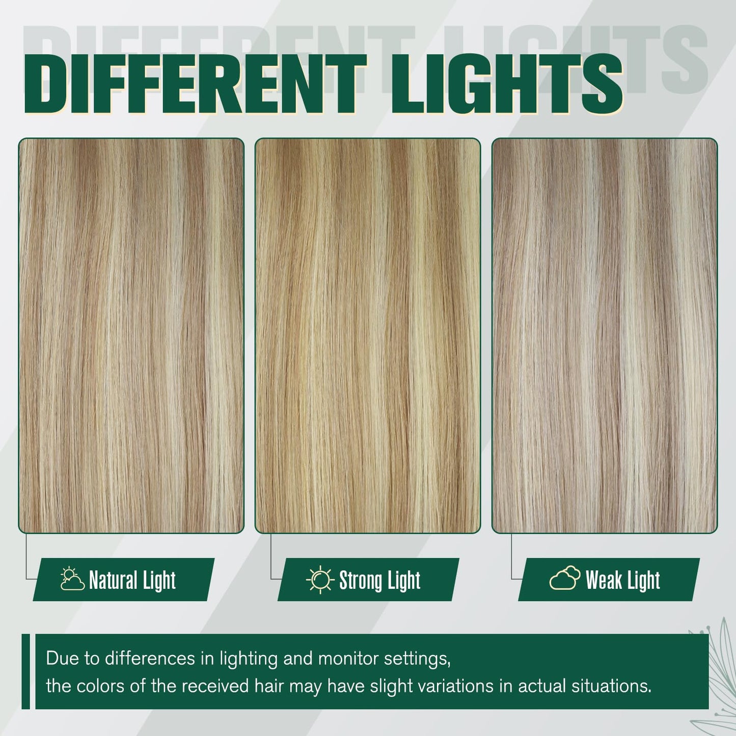 RUNATURE Weft Hair Exensions Human Hair 22 Inch Ash Blonde Highlight Paltinum Blonde Long Human Hair Double Weft Extensions Straight Weft Sew in Hair Extensions Real Human Hair Weft Silky 100g