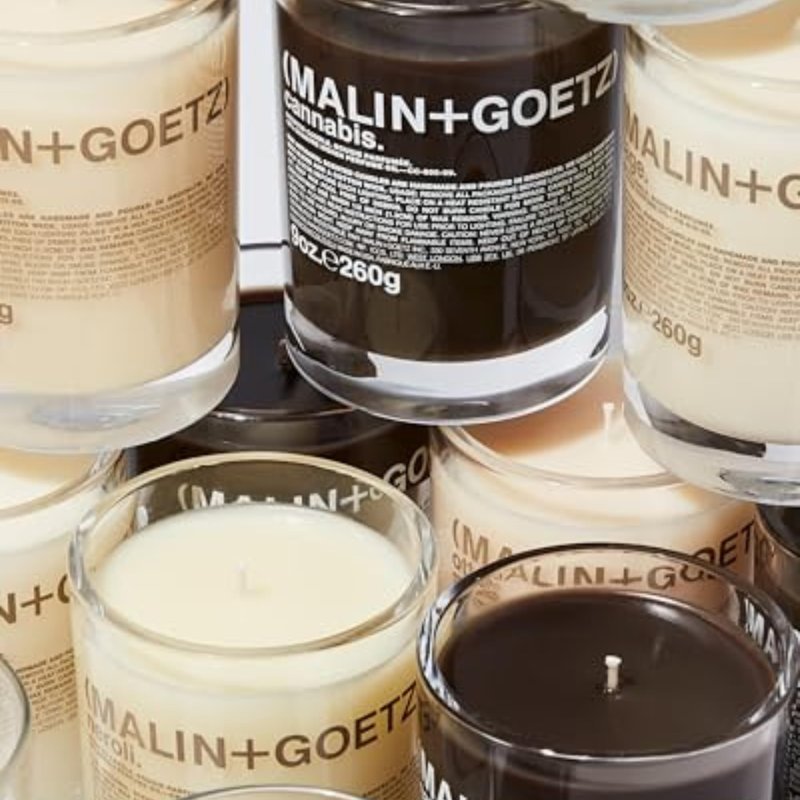 MALIN+GOETZ Otto Candle, 9 oz. – Sage Scent Fragrance, Scented Candle, Natural Vegetable Wax Blend, Vegan & Cruelty Free, Single Wick Candle, Lasts 60 Hours