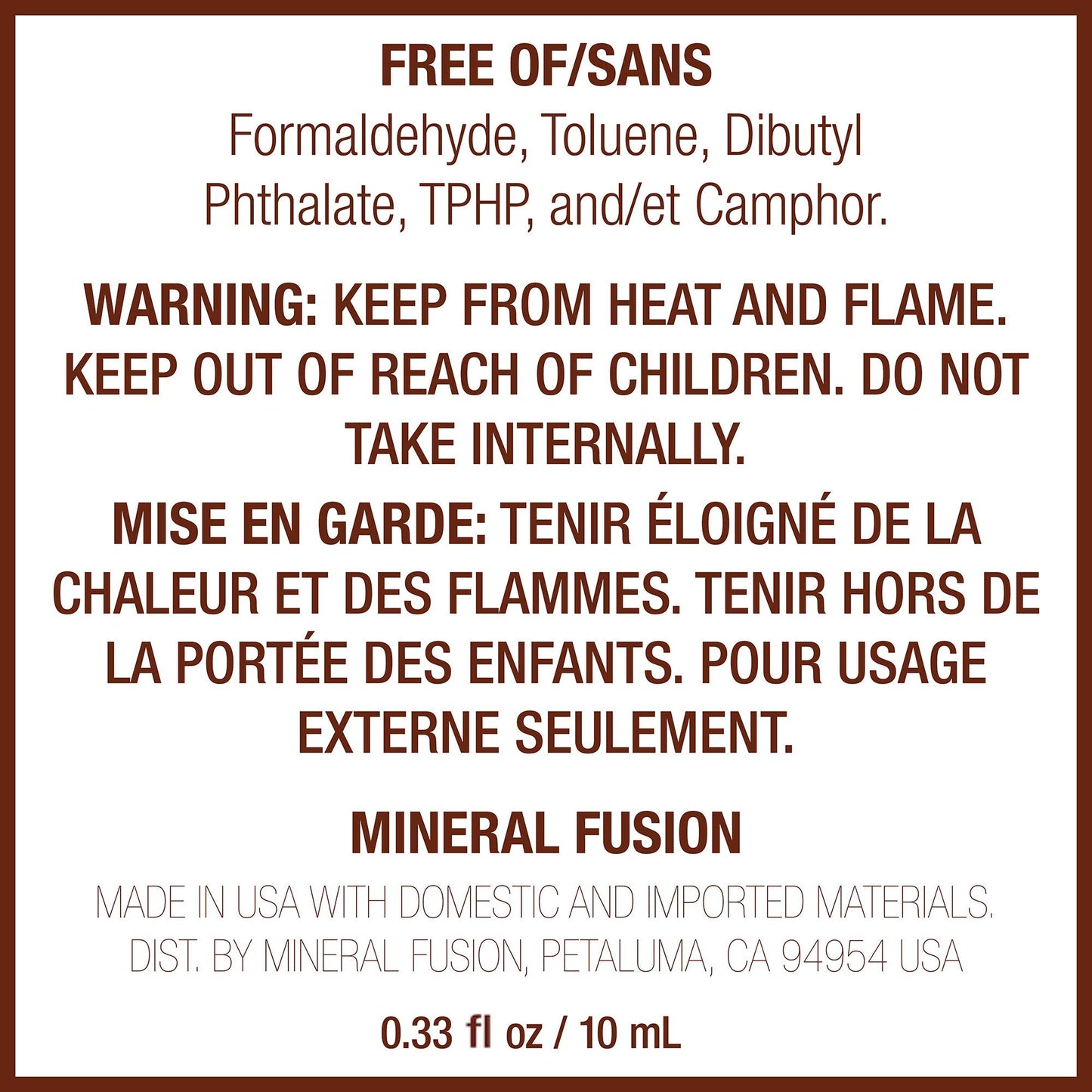Mineral Fusion Nail Polish, Scarlett, 0.33 Fl Oz