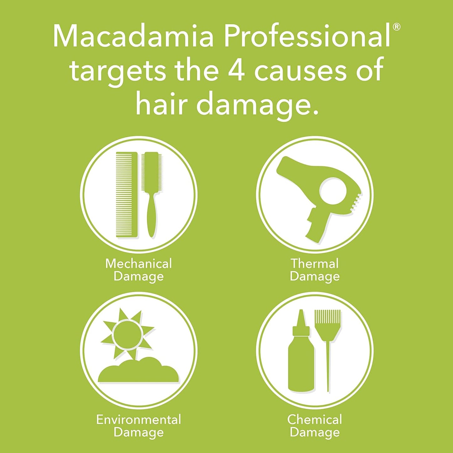 Macadamia Professional Hair Care Products Weightless Repair Hair Masque - For Thin Fine Hair - Color-Safe, Cruelty-Free and 100% Vegan - 7.5 Fl. Oz.