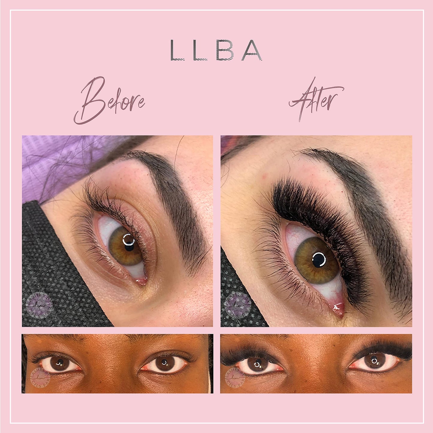 LLBA Promade Fans | Handmade Volume Eyelashes | Multi Selections From 3D To 16D | C CC D DD L M Curl | Thickness 0.03 ~ 0.1 mm | 8 - 20mm Length | Long Lasting | Easy Application (7D-0.07 D 9 mm)