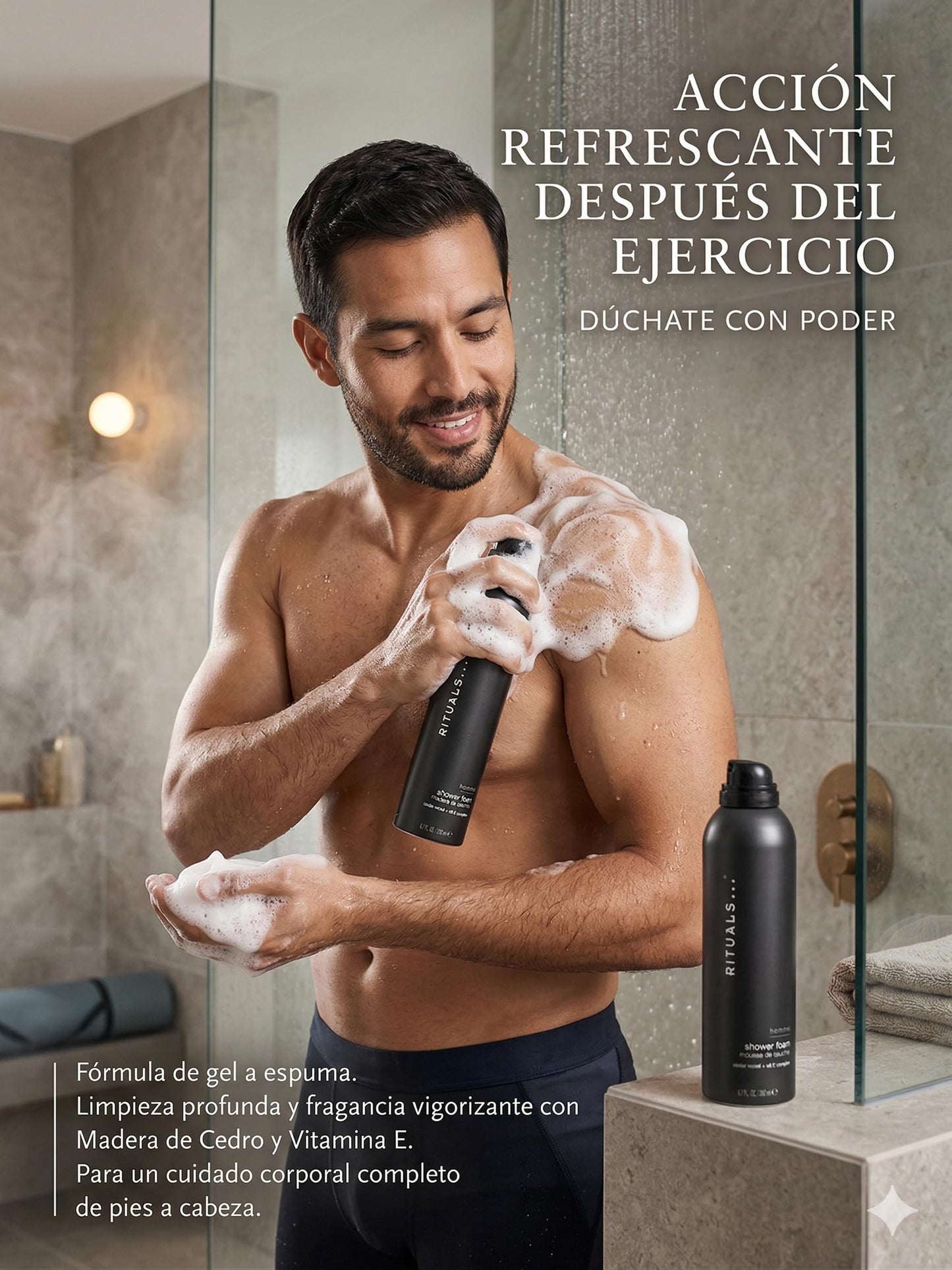 RITUALS Homme Foaming Shower Gel, 200ml/6.7oz