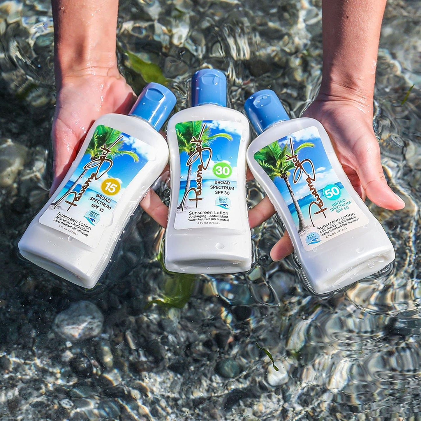 Panama Jack Sunscreen Suntan Lotion - SPF 15, Broad Spectrum UVA/UVB Protection, PABA, Paraben, Gluten & Cruelty Free, Water Resistant (80 Minutes), 6 FL OZ