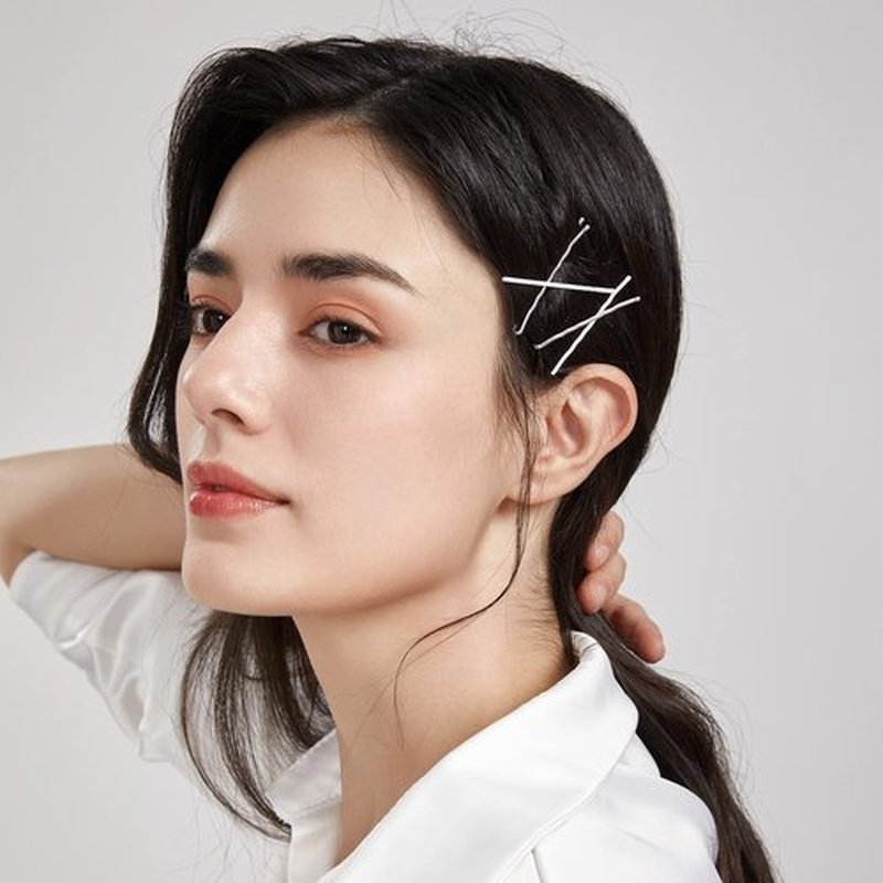 Dofash Silver Bobby Pins Hair Pins Steel Hair Clips 3.5Cm/1.38" Hair Accessories For Women 100PCS (Silver)