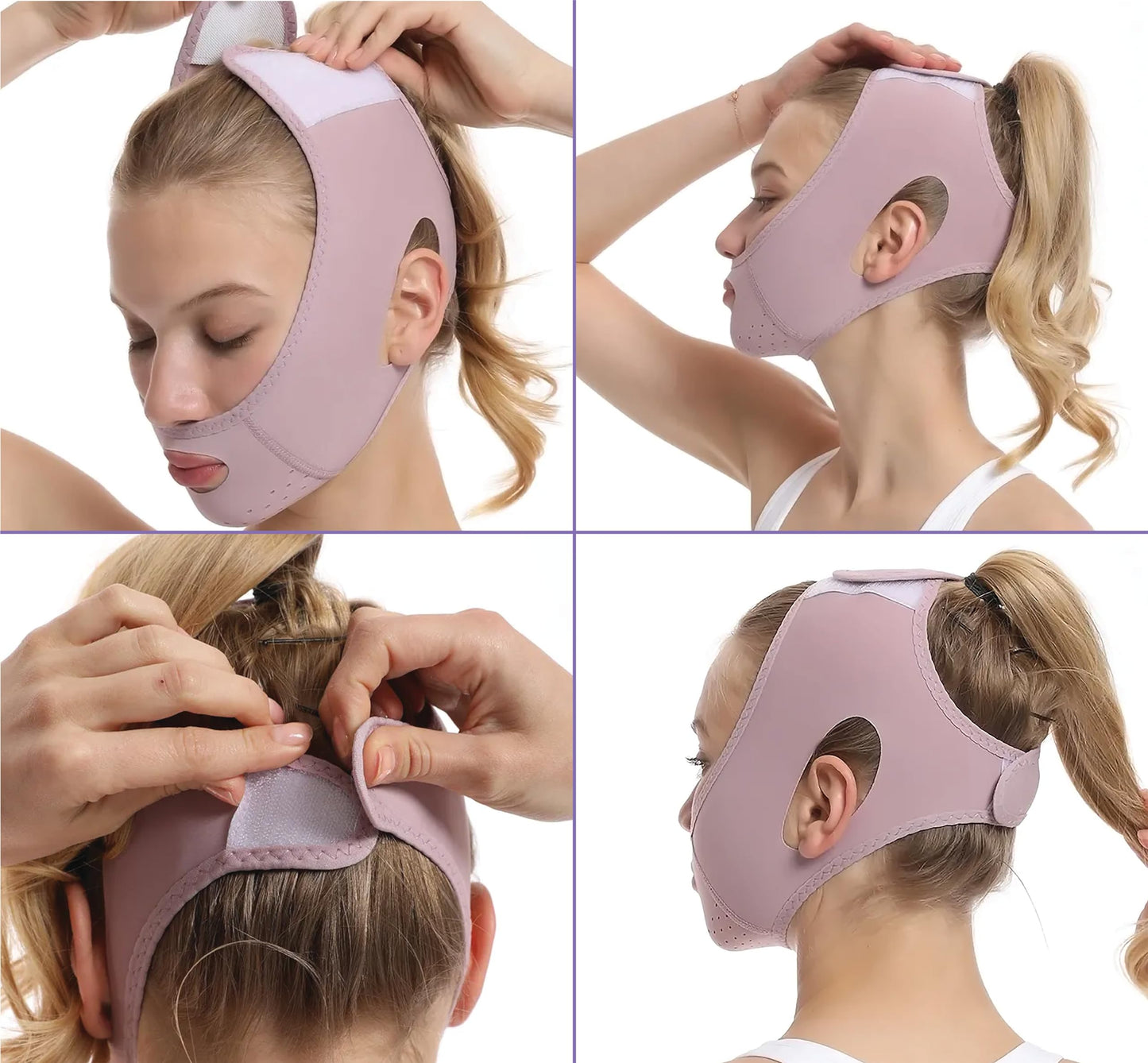 V Line Lifting Mask Double Chin Reducer| Chin Lifting Band| v line Face Lifting Strap| Face Slimmer Strap| Face Slimming Strap| Face Strap For Double Chin| Double Chin Strap| Chin Lifting Mask