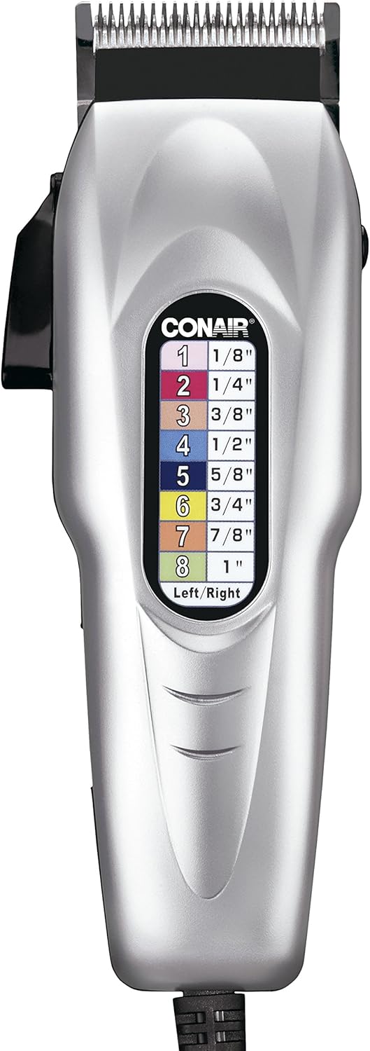 ConairMAN Hair Clippers for Men, 21-Piece Home Hair Cutting Kit