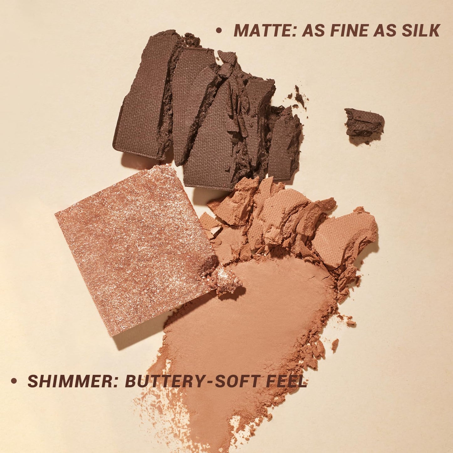 INTO YOU Nude Eyeshadow Palette, 4 Colors Matte, Shimmer and Glitter Eye Shadow Palletes, Warm Neutral Naked Pigments, Long Lasting Professional Beauty Makeup Eyeshadow