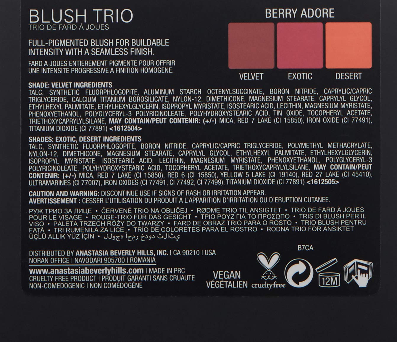 Anastasia Beverly Hills - Blush Trio