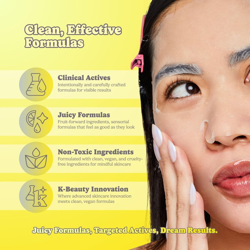 ESW Beauty Deep Detox Clarifying Korean Face Mask – Vitamin C, Witch Hazel & Charcoal for Pores, Oil Control, Acne-Prone & Congested Skin – Skincare Gifts for Women