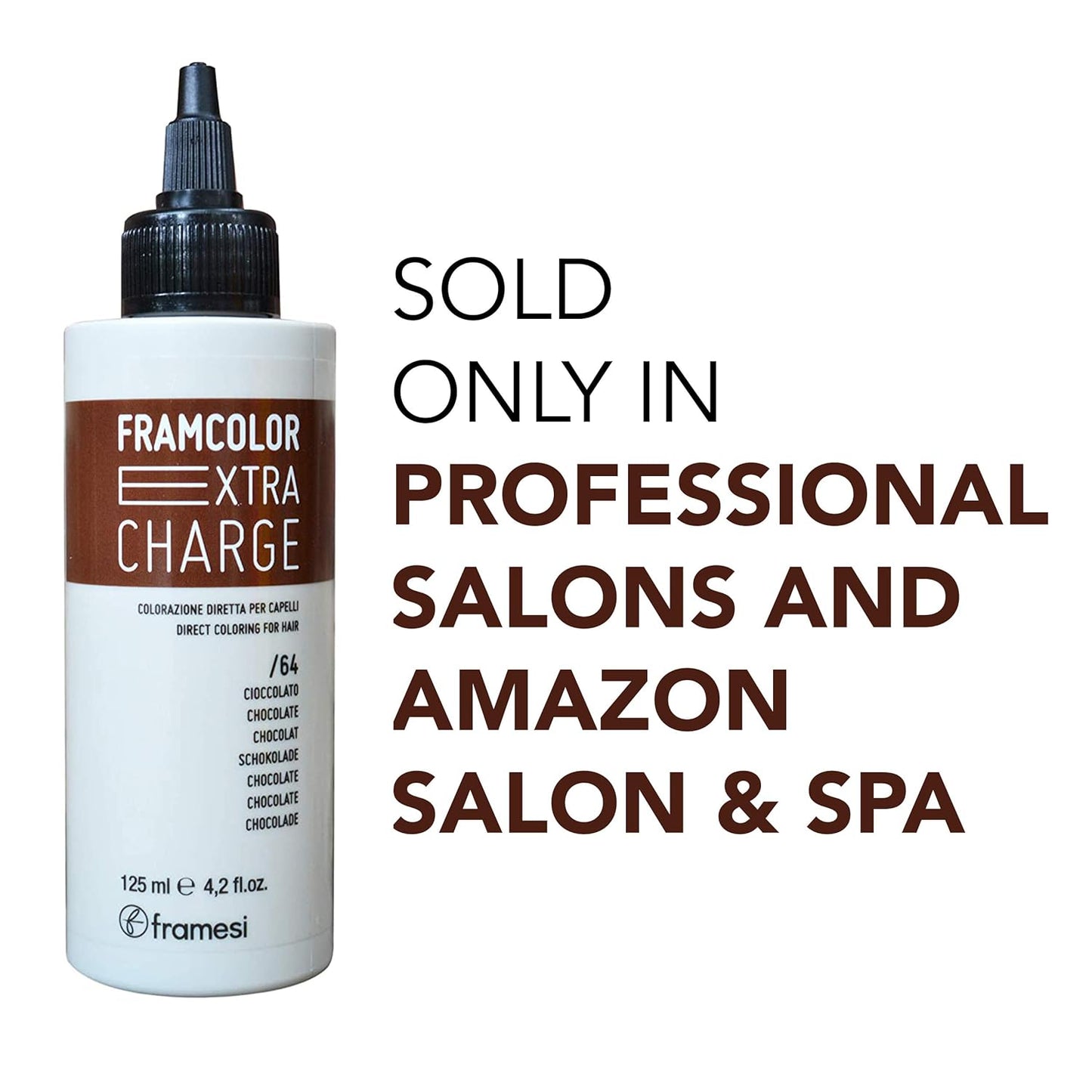 FRAMESI Brunette Hair Care | Color Lover Dynamic Brunette Shampoo, 16.9 fl oz, Sulfate Free Shampoo | Framcolor Extra Charge Chocolate, 4.2 fl oz, Color Refreshing Hair Treatment