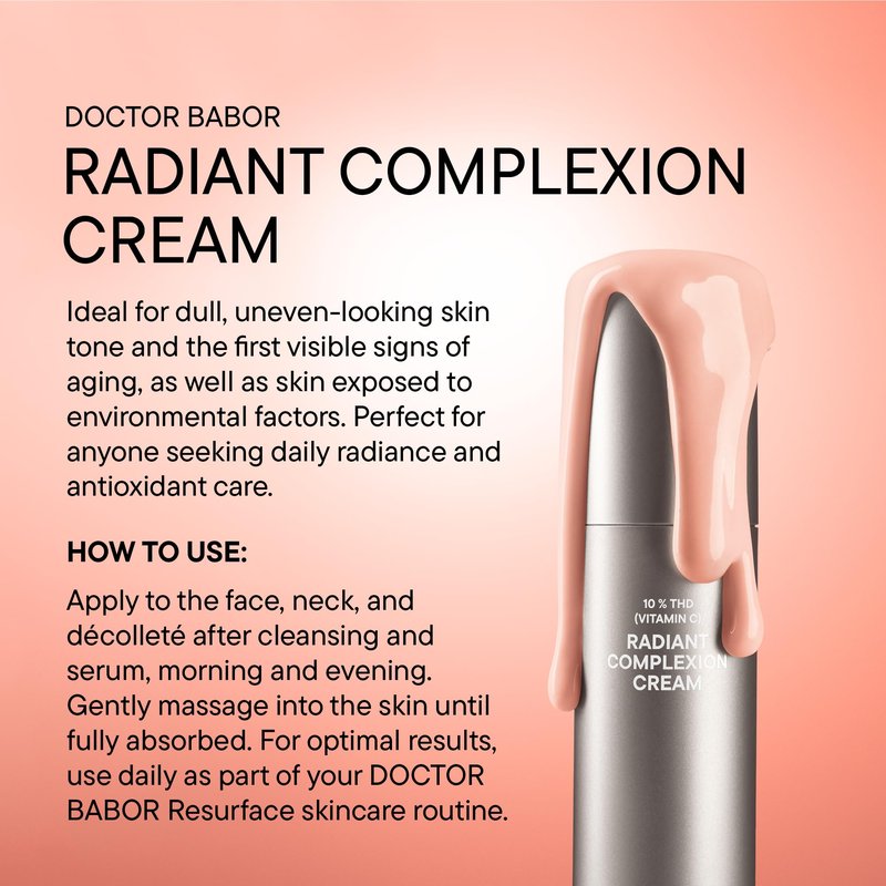 BABOR DOCTOR Radiant Complexion Cream with Vitamin C, to Improve Skin Tone, Protection Against Free Radicals, for Radiant & Even Skin, 50 ml