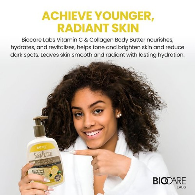 Biocare Labs Vitamin C & Collagen Moisturizing Body Butter Body Cream