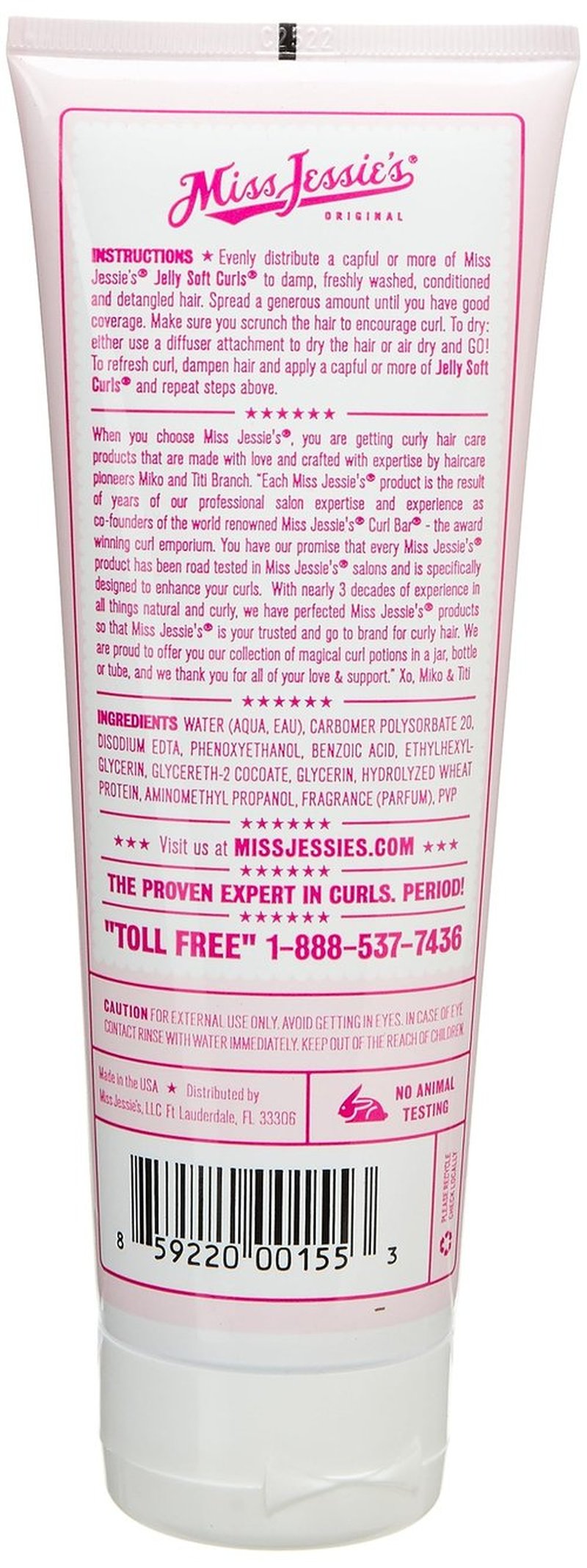 Miss Jessie's Jelly Soft Curl Unisex Gel 8.5 oz (Pack of 2)