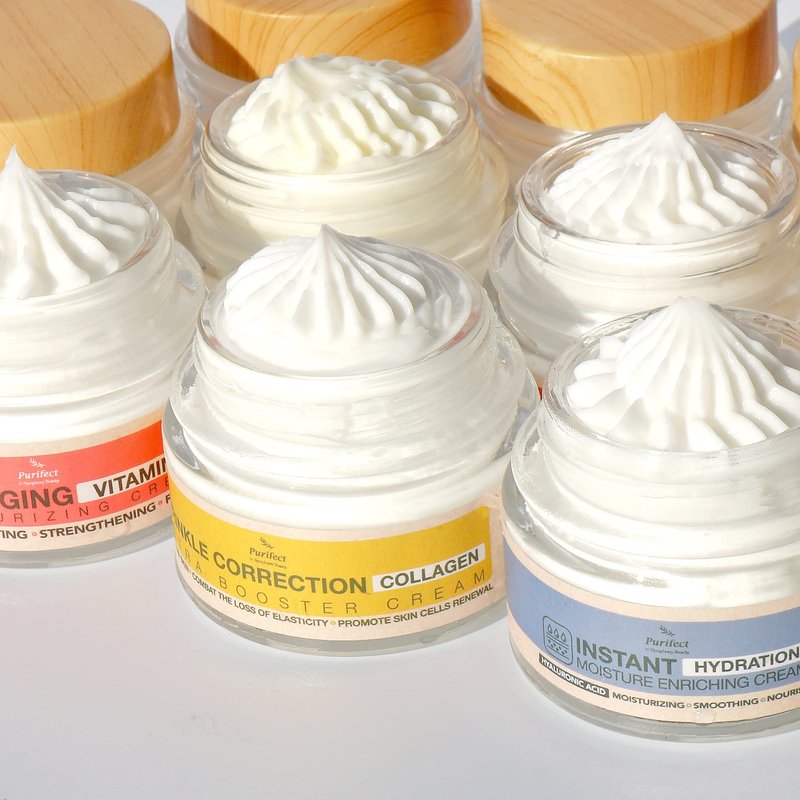Purifect Anti-Aging Vitamin A Moisturizing Cream for Women & Men - Moisturizer Face Cream with Retinol, Promotes Collagen Production, Strengthens and Hydrates Skin, Moisturizing Skincare - 1.7 fl oz