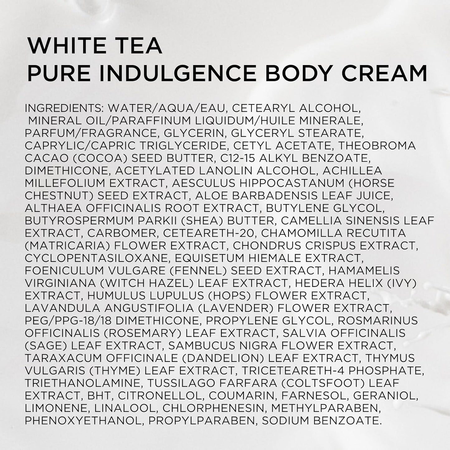 Elizabeth Arden White Tea Body Cream, Moisturizer for Dry Skin, Use Day or Night, Lightly Scented Fragrance, Softens and Moisturizes, Silky Smooth Finish, 13.54 oz