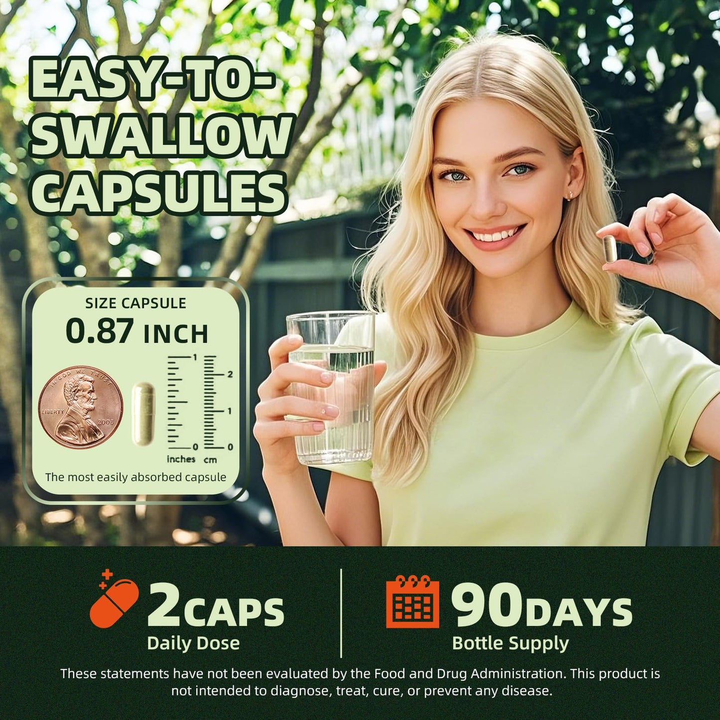 GREENPEOPLE Whole-Leaf Moringa Capsules 1500mg - High Potency 10:1 Moringa Oleifera Leaf Extract - Natural Green Superfood for Energy & Immune Support - Vegan, Non-GMO, Caffeine Free - 180 Count
