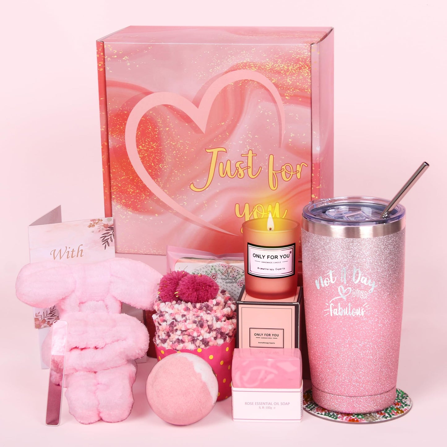 Birthday Gifts for Women,Gift Basket for Women Relaxing Spa Care Gift Set,Get Well Soon Gifts for Women Who Have Everything,Unique Gift Ideas for Best Friend Bestie Girlfriend Sister