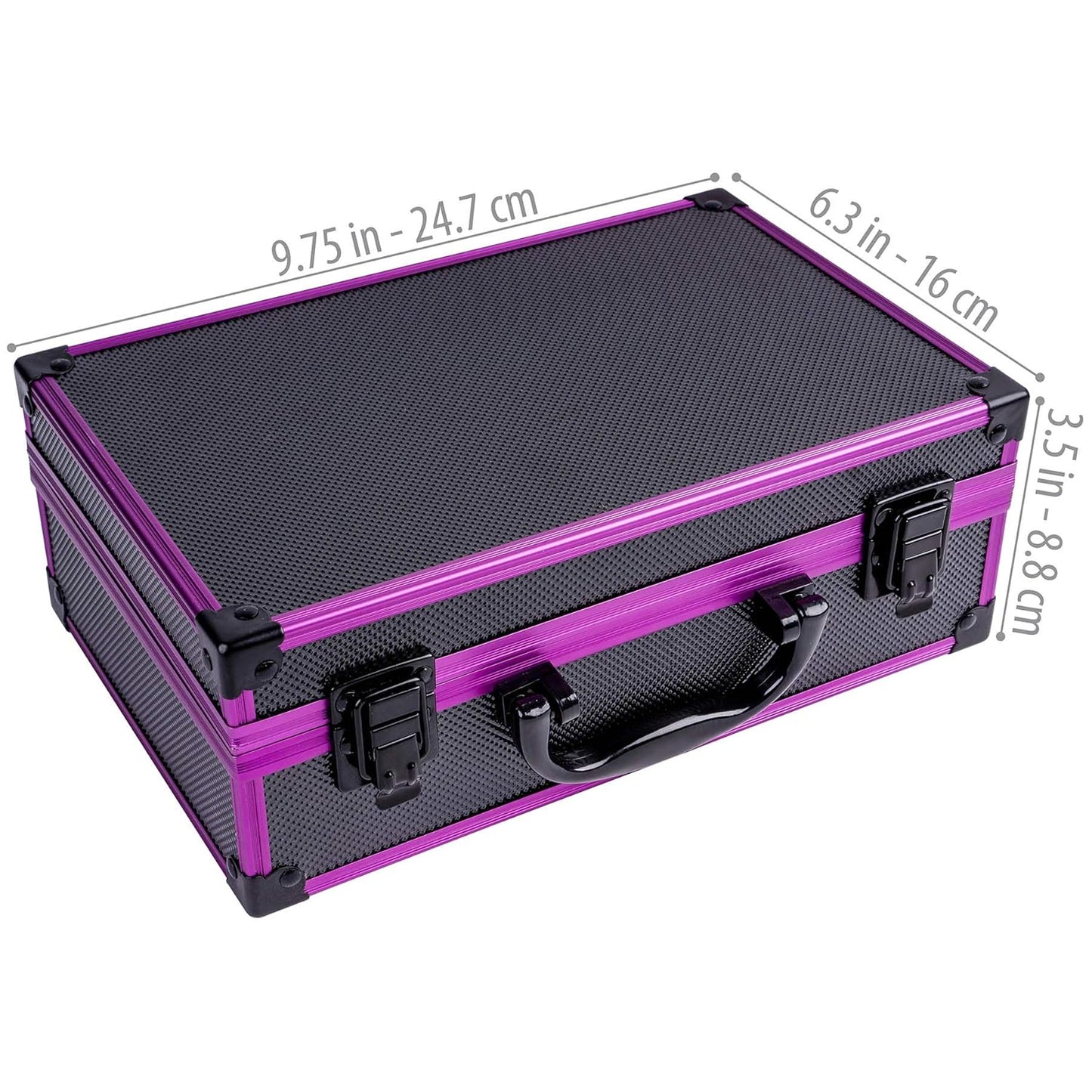 SHANY Carry All Make up Train Case with Pro Makeup Set, Beauty Brushes, Lipsticks, Eye Shadows, Blushes, Powders, and more - Reusable Cosmetics Storage Organizer - Premium Gift Packaging - Leopard