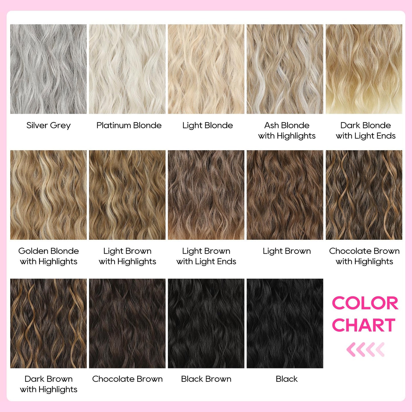 REECHO Clip in Hair Extensions, 4PCS Hair Extensions 14" Short Wavy Hair Extensions Invisible Lace Weft Natural Soft Hairpieces for Women – Ash Blonde with Highlights