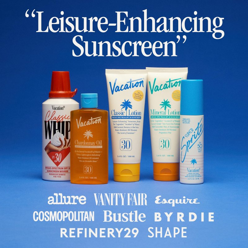 Vacation Mini Classic SPF 30 Sunscreen Lotion, 1 Fluid Ounce, Pack of 24 - Invisible, No White Cast, Water-Resistant, Vegan, Dermatologist-Tested, Travel Size