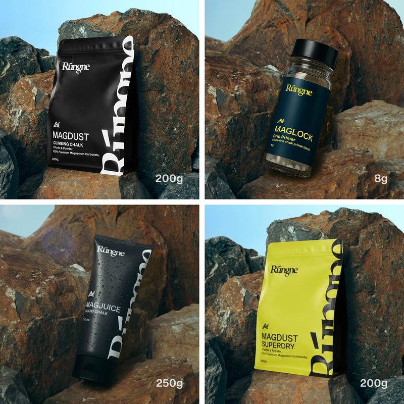 RUNGNE Magdust Pro Chalk – High-Performance Chalk with Superior Grip, Control & Long-Lasting Dryness