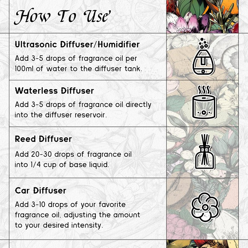 HIQILI Misty Cedar Diffuser Oil for Humidifiers & Ultrasonic Diffusers, Inspired by Bvrberry Bri.t for Him, Luxury Hotel Scents, Calming & Relaxing Essential Oil Blends for Aromatherapy - 0.34 Fl Oz