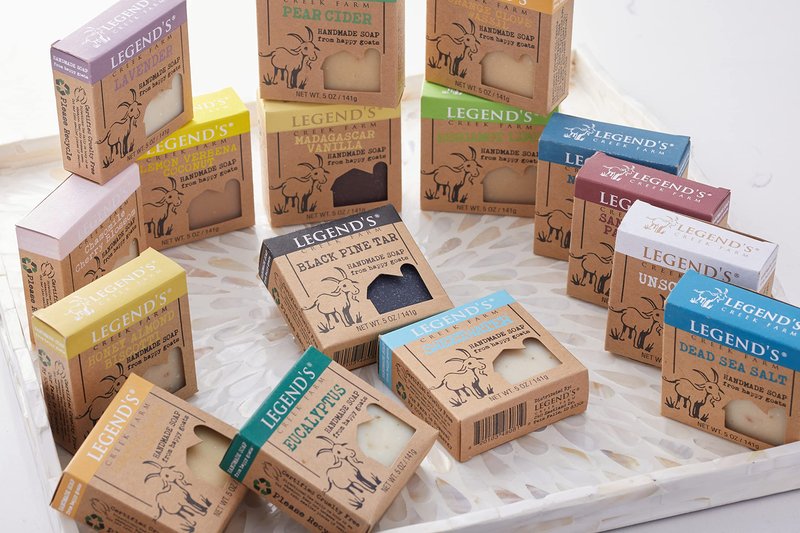 Legend's Creek Farm Goat Milk Soap, Sandalwood Patchouli, 5 Oz, 3-Pack