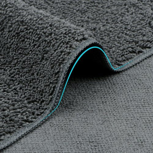 Orighty Washcloths Bulk Towel Sets 50 Pack, Highly Absorbent and Super Soft Microfiber Fingertip Towels, Multi-Purpose Wash Cloths for Bathroom, Hotel, Gym, and SPA, 12x12 Inch, Gery