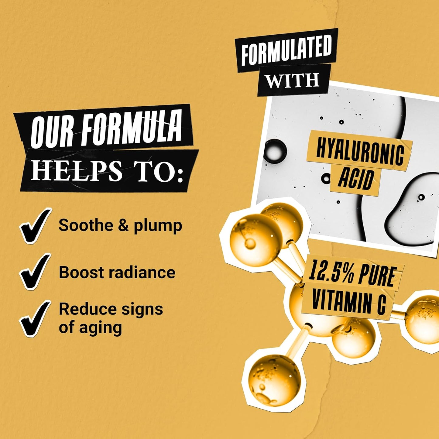 Kiehl's Powerful-Strength 12.5% Vitamin C Serum, Line-Reducing Concentrate for Face, Boosts Radiance & Firmness, Smooths & Plumps Skin, with Hyaluronic Acid, Dermatologist-Tested, Paraben-free