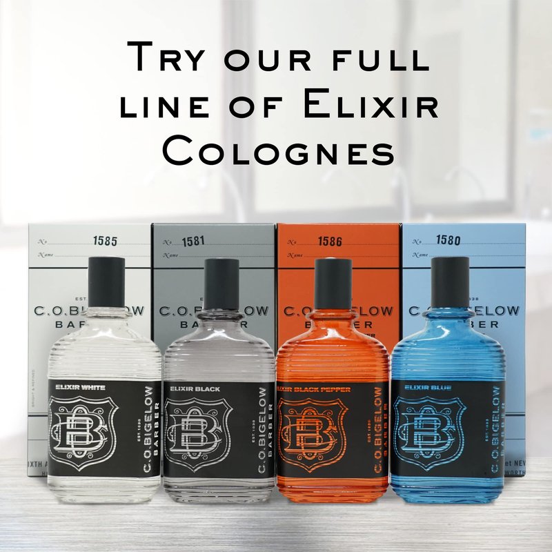 C.O. Bigelow - Elixir Black Pepper - No. 1586, 2.5 fl oz, Cologne for Men, Bourbon & Sandalwood Scented, Masculine, Refined, Long Lasting Mens Cologne