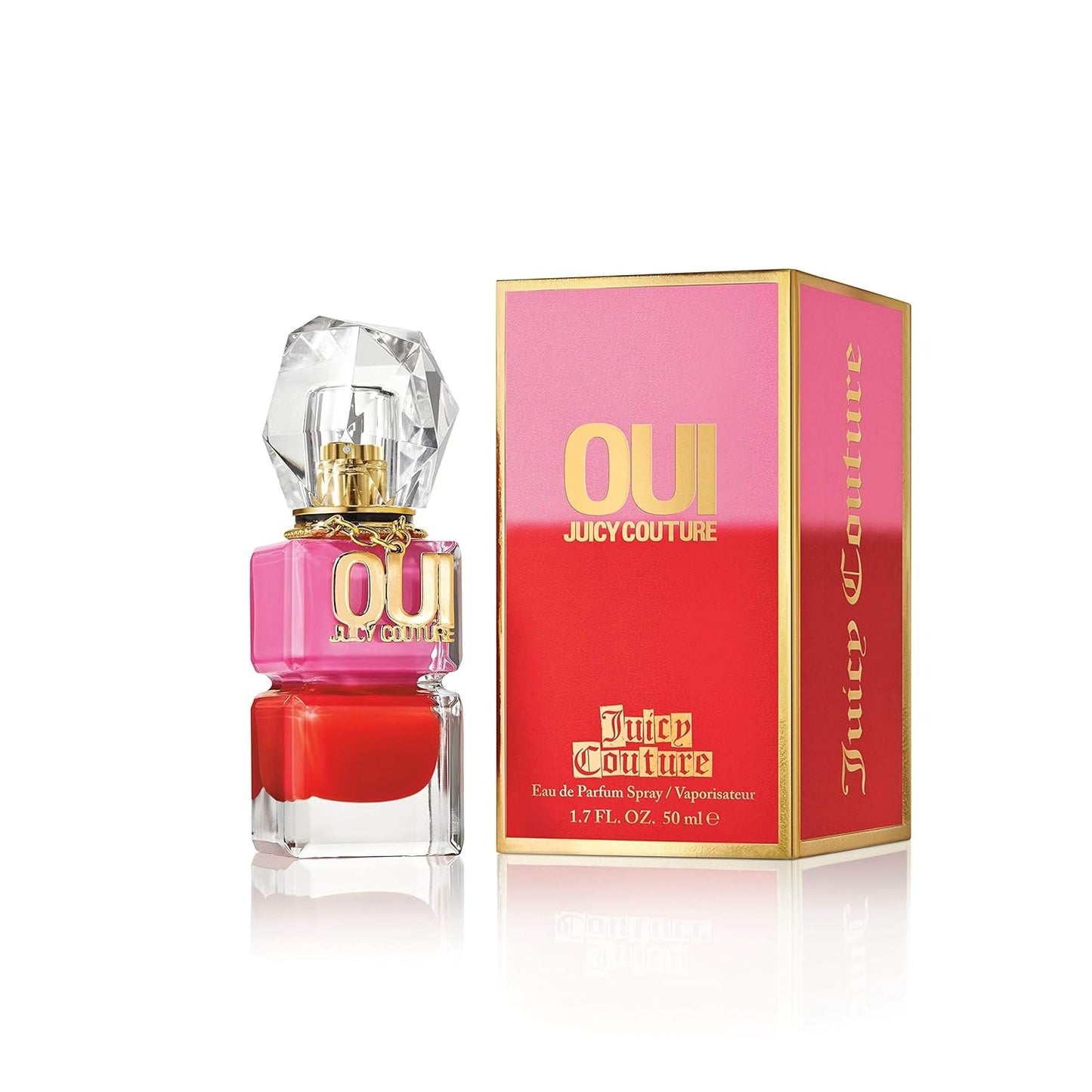 Juicy Couture Oui Eau De Parfum, Women's Mini Perfume with Notes of Watermelon, Jasmine & Techno Woods - Fruity & Floral Perfume for Women