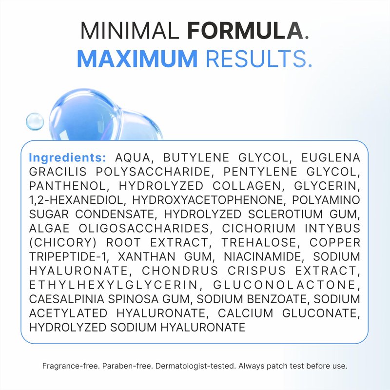 SkinHybrid Copper Peptides Serum for Face - Lightweight Anti Aging Serum with GHK-Cu Peptide, Niacinamide & Collagen for Firmer, Plumper, Youthful Skin (30ml / 1 fl oz)